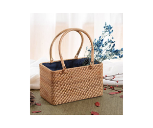 Rattan Shoulder <b>Bag</b> - Elegant Handcrafted Piece with Natural Fibers and Unique Design for Sustainable Fashion with high quality - Product Image 1
