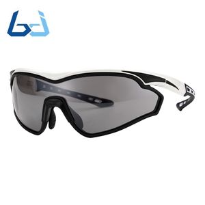 Borjye J131D Lunettes de soleil bi-injectées sans monture à lentille noire pour le sport - Product Image 1