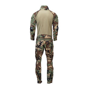 Uniforme Táctico de Color Sólido Hecho a Medida, Uniforme de Camuflaje de Algodón Transpirable y Duradero al por Mayor - Product Image 2