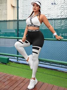 Femmes grande taille 2024 nouveau Design haute qualité sans couture Yoga ensembles 2 pièces respirant entraînement Fitness Gear - Product Image 6