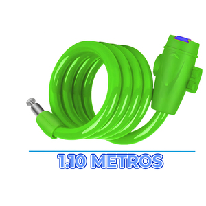 Lucchetto Antifurto per Bicicletta da 110cm con Cavo in Plastica Resistente ai Tagli - Product Image 3