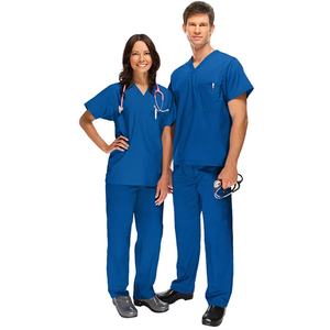 Conception moderne de mode Vente en gros de gommages d'infirmières tissées Ensemble de costumes d'infirmières uniformes médicaux à la mode - Product Image 4