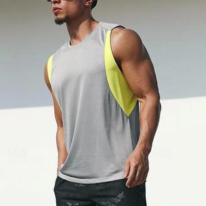 Simple Contrasting Colors Tank Top For <b>Men</b> Summer Casual Sleeveless 3D Printed <b>Gym</b> <b>Vest</b> Casual Oversized Sports Fitness Tees - Product Image 3