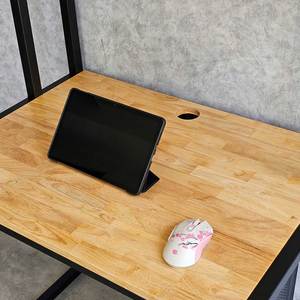 Simple Design 85x60x140cm <b>Small</b> Computer <b>Desk</b> with Integrated Rubber Wood Bookshelf Laptop Table-FD68065 - Product Image 5