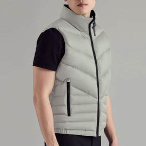 Chaleco Acolchado Personalizado con Logotipo para Hombre, Ligero, Cálido, para Invierno, sin Mangas, Aislado y Acolchado - Product Image 1