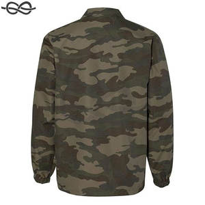 Chaqueta cortavientos resistente al agua para hombre, ropa de abrigo atlética ligera, cierre de botón a presión ajustable, bolsillos delanteros - Product Image 2