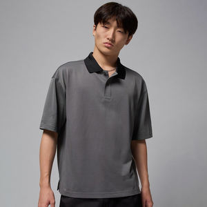 Nardon Apparel High Demand Summer Men's Polo Shirt Top transpirable de manga corta con cuello adecuado para hombres - Product Image 1