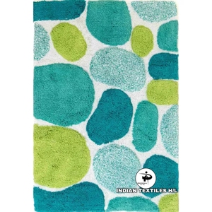 Assurance de conception de marbre de luxe Tapis de bain tuftés en pur coton fabriqués avec un long tapis de sol de salle de bain durable Prix de gros par ITHL - Product Image 3