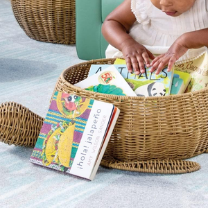 Best Price Eco-friendly Rattan Turtle Toys Basket Handwicker Storage Baskets for Kids Home Decor Organizer from Vietnam - Product Image 5