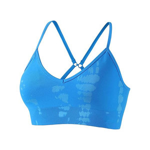 Venta al por mayor Sujetador deportivo para mujer Correr Cremallera Apertura Transpirable Sin costuras Fitness Yoga Bra - Product Image 5