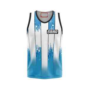 Gilet sans manches GAA OEM avec panneau arrière respirant Design sportif et écusson pour l'été quantité minimale de commande du Pakistan - Product Image 3