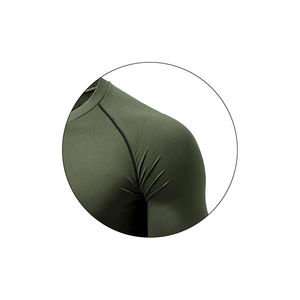 Nouveau T-shirt de compression respirant de haute qualité pour hommes et chemises de compression en tissu doux 100% pur coton de couleur unie - Product Image 4