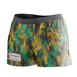 Pantalones cortos deportivos de cintura media para hombre, pantalones cortos deportivos informales lisos con estampado en caliente para correr con cierre de cintura elástica, impermeables - Product Image 2