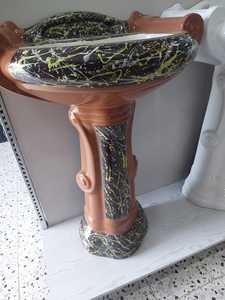 Lavabo de cerámica japonés 7680 Con pedestal 575x425mm para casa lujosa. - Product Image 4