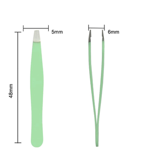 Pinzas Inclinadas de Acero Inoxidable de Alta Calidad para Depilación de Cejas, Colores y Tamaños Personalizables, Herramienta Cosmética - Product Image 5