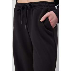 Pantalones Deportivos de Pierna Ancha con Textura Suave, Cintura Ajustable - Product Image 5