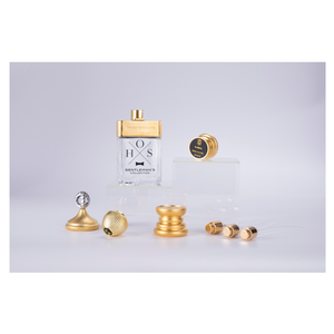 Capuchon pulvérisateur rond en alliage de zinc de haute qualité pour flacons de parfum, personnalisable, élégant, durable, accessoire d'emballage - Product Image 2