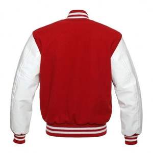 Chaquetas Varsity de Invierno Estilo Cool Personalizadas, Chaqueta Bomber de Béisbol 100% Lana, Resistente al Viento, Transpirable y Ecológica para Hombre - Product Image 4