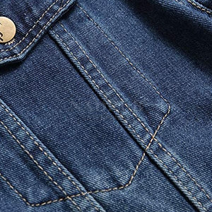 เสื้อแจ็กเก็ตยีนส์สำหรับผู้ชายเสื้อแจ็กเก็ตยีนส์ใส่สบายแฟชั่นแนวสตรีทสำหรับ2025 - Product Image 4