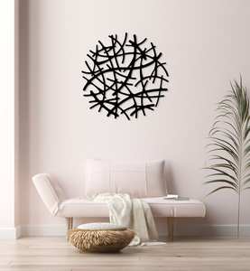 Art mural en métal moderne, Art mural en métal de style moderne et luxueux, Grande décoration murale, Décoration intérieure minimaliste, Cadeau de fête des mères - Product Image 3