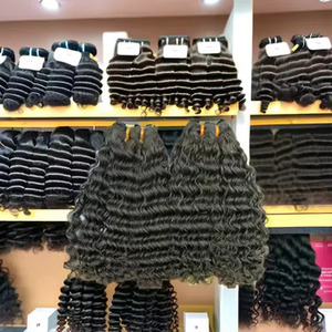 Venta al por mayor de alta calidad Natural Negro Vietnamita Virgen Extensiones de Cabello Tipo Indio Paquetes Sin Procesar Super Doble Extensiones - Product Image 5