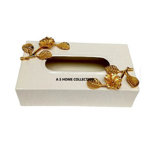 Boîte à mouchoirs en métal faite à la main de qualité durable de luxe - Product Image 1