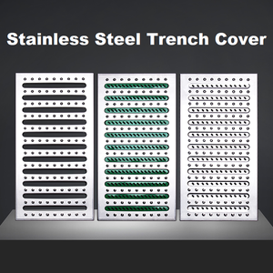 <span class=keywords><strong>Couvercle</strong></span> de caniveau <span class=keywords><strong>en</strong></span> acier inoxydable SS304 - Product Image 1