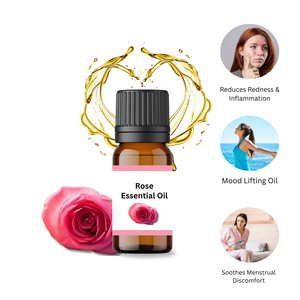 Aceite Esencial de Rosa 100% Puro, Natural y Orgánico al por Mayor para el Cuidado del Cabello, Aromaterapia, Blanqueamiento e Iluminación - Product Image 3