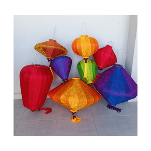 Lanterne en papier vietnamienne culturelle unique pour lanternes faites à la main en papier de style oriental pour la décoration de fête/mi-automne - Product Image 6