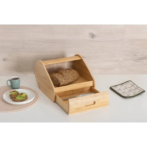 กล่องขนมปังไม้ไผ่พร้อมลิ้นชักกล่องกระดาษทิชชูทำจากไม้ไผ่เป็นมิตรกับสิ่งแวดล้อมของตกแต่งบ้านและโต๊ะจากเวียดนาม - Product Image 4