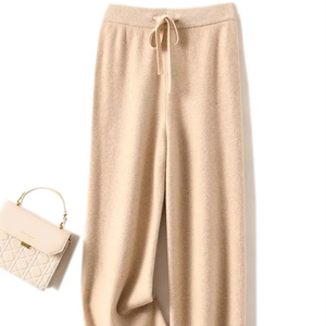 กางเกงผ้ายีนส์เอวสูงระบายอากาศได้ดีน้ำหนักเบาสำหรับผู้หญิงกางเกงขาบานเอวสูงแบบบางกางเกงลำลองผ้าไอซ์ซิลค์เย็น - Product Image 1