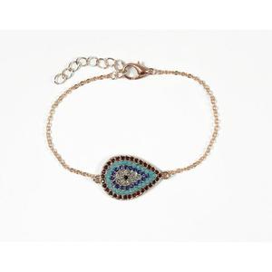 สร้อยข้อมือโซ่แฟชั่น CZ สร้อยข้อมือเชื่อมโยงอย่างมีสไตล์ - Product Image 2