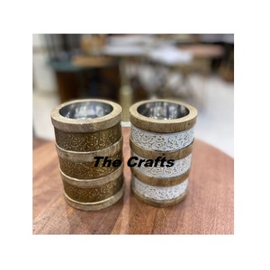 Wooden Mubkhar Oud <b>Burner</b> With Hand Painting Set Of Three Different Sizes Mabkhara At Reasonable Prices - Product Image 6