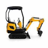 Mini-excavatrice sur chenilles de 0,85 tonne avec moteur KOOP EPA - Marque YUMO