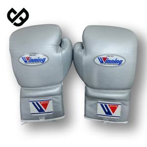 Gants de boxe et de Sanda de qualité professionnelle de 16oz en cuir de haute qualité Design sportif coloré Gants d'entraînement MMA en gros - Product Image 2