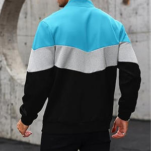 Vestes doublées coupe-vent pour hommes en gros brodées avec logo grec style universitaire téléchargées par Dress Sports - Product Image 4