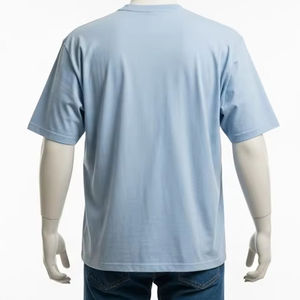 T-shirt en coton à col rond pour homme, grande taille, sérigraphie, décontracté, à manches courtes, pour la salle de sport, streetwear, hauts tendance - Product Image 2
