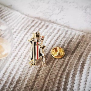 Venta al por mayor de La Orden del Círculo Dorado Símbolo Logo Diseño Oro y Blanco Esmaltado Masónico OGC Lady ronpex - Product Image 2