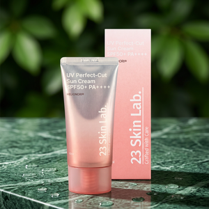 Crème solaire visage 23 Lab Grade UV Perfect Cut SPF Protection, usage quotidien, hydratante, anti-âge, soin de la peau, peau normale, tube. - Product Image 1