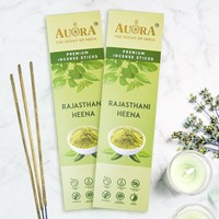 Incienso Masala Indio Natural Premium, Varillas de Incienso de Bambú Ecológicas Hechas a Mano, Agarbatti de Jazmín de Madurai, Sin Carbón, Largas