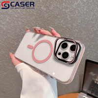 Peau Sensation PC Couverture de Téléphone Magnétique Promax Cristal De Glace Transparent Étui de Téléphone Portable pour iPhone Plus Porte-Objectif
