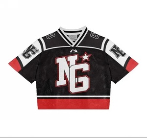 Camiseta Deportiva Unisex de Manga Corta Transpirable con Diseño de Sublimación Personalizado, 100% Poliéster, Camiseta de Fútbol Americano para Todas las Temporadas - Product Image 3