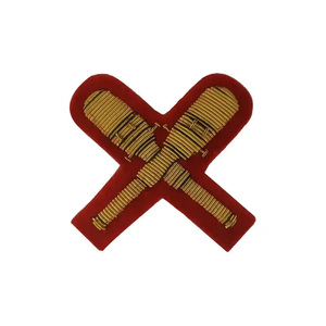Blazer bordado de alambre de lingote de oro personalizado OEM insignias decoraciones de cuentas hechas a mano de bajo precio - Product Image 6
