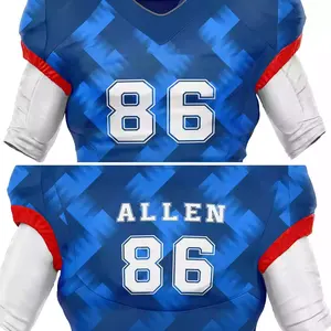 Uniforme de football américain dernier Style, meilleur fabricant OEM, créez votre propre uniforme de football américain - Product Image 3