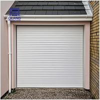 Porte à enroulement en aluminium prix usine, porte industrielle extérieure isolée, résistante au vent et antivol pour entrepôt
