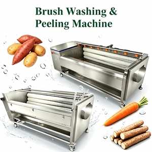 Professional Food Processing with low price Industrial Fruit and <b>Vegetable</b> Washing Machine - Product Image 1