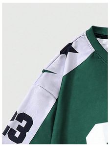 Camiseta de fútbol americano bordada con nombre y número personalizado para hombre, camiseta de fútbol americano de manga corta personalizada para Vaqueros - Product Image 4