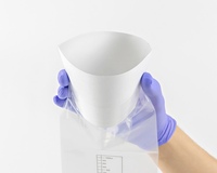 Sacs à vomi jetables avec valve, 1000 ml, bleus, anti-fuite, pour couches, hôpital, voyage et mal des transports – Prêts à l'expédition