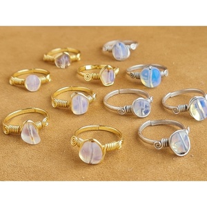 Vintage Wire Wrapped Fashion <b>Rings</b> Gold and Silver Plated Unique Style for Resale - Product Image 3