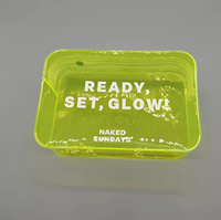Sac de toilette écologique en PVC, grand sac de maquillage transparent imperméable avec fermeture éclair pour les voyages en plein air